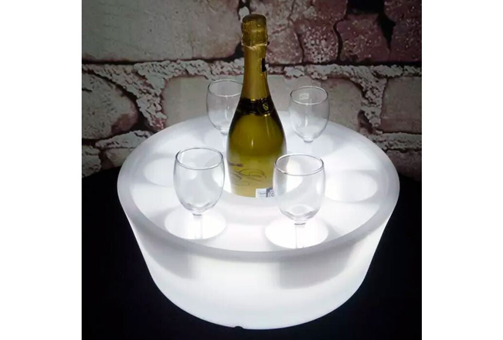 LED Spa Bar schwimmend – Getränkehalter mit RGB-Licht, Akku bis 12 h